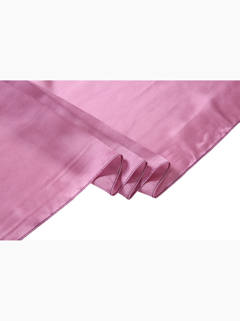 Estola de seda rosa púrpura azul marino duo Violeta - Kiabi