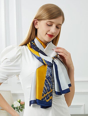 Estola de seda Vivace Patchwork
