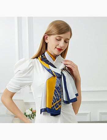 Estola de seda Vivace Patchwork