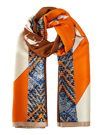 Estola de seda Vivace Patchwork