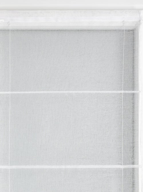 Estor de estameña blanca - Kiabi