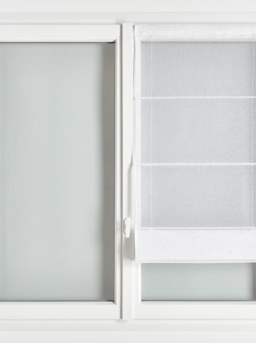 Estor de estameña blanca - Kiabi