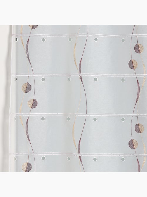 Estor modulable bordado con motivos de círculos y olas - Kiabi Estor modulable bordado con motivos de círculos y olas - Kiabi