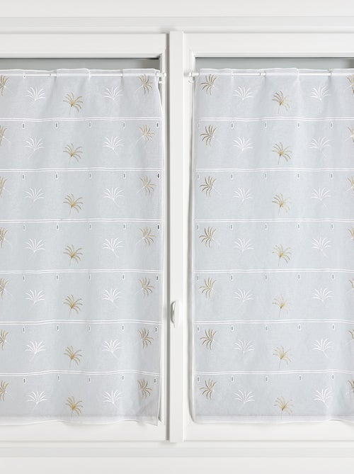 Estor modulable bordado con motivos de palmetas - Kiabi Estor modulable bordado con motivos de palmetas - Kiabi