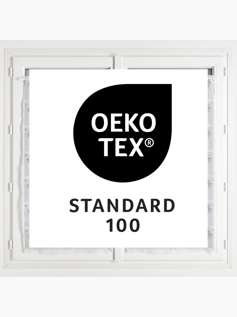 Estor modulable bordado con motivos de palmetas Dorado/Oro - Kiabi