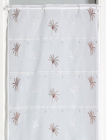 Estor modulable bordado con motivos de palmetas