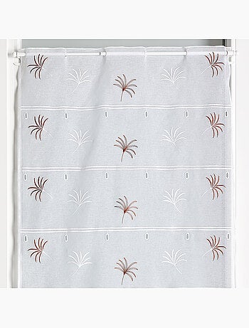 Estor modulable bordado con motivos de palmetas