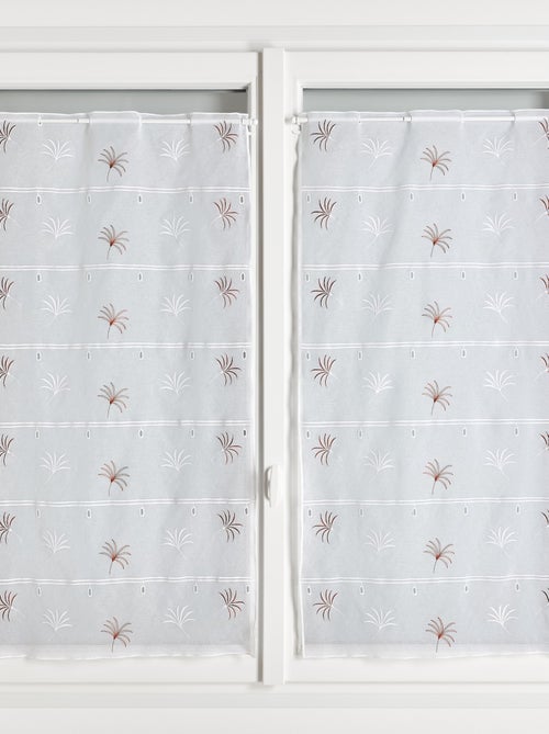 Estor modulable bordado con motivos de palmetas - Kiabi