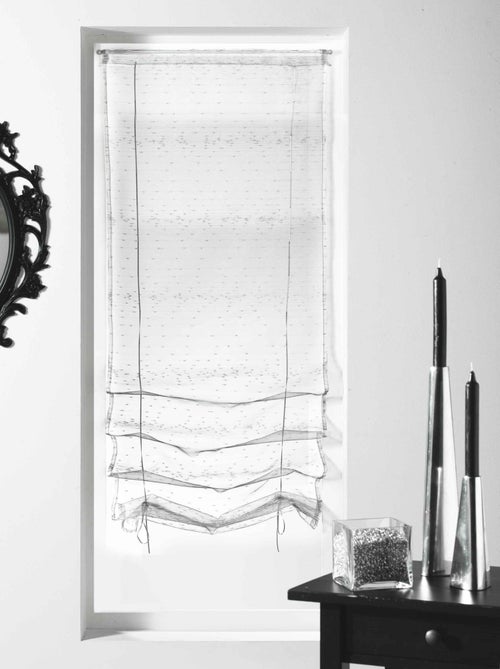 Estor visillo organza fantasía 'gotas de agua' - Kiabi