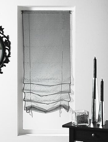 Estor visillo organza fantasía 'gotas de agua'