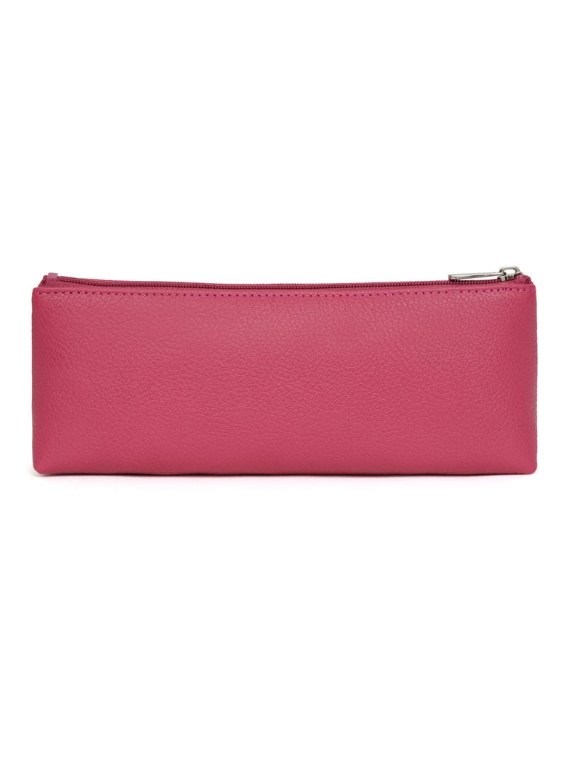 Estuche - cuero confort hexagona Rosa fucsia - Kiabi