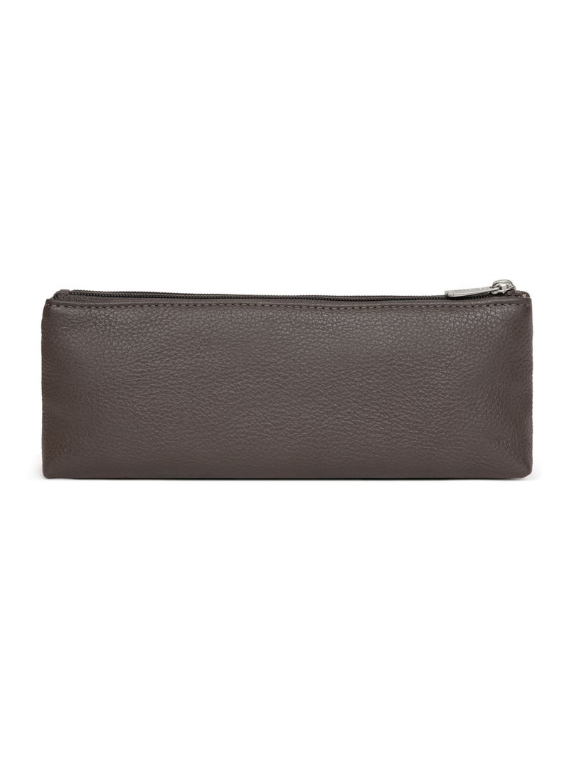 Estuche - cuero confort hexagona Taupe - Kiabi
