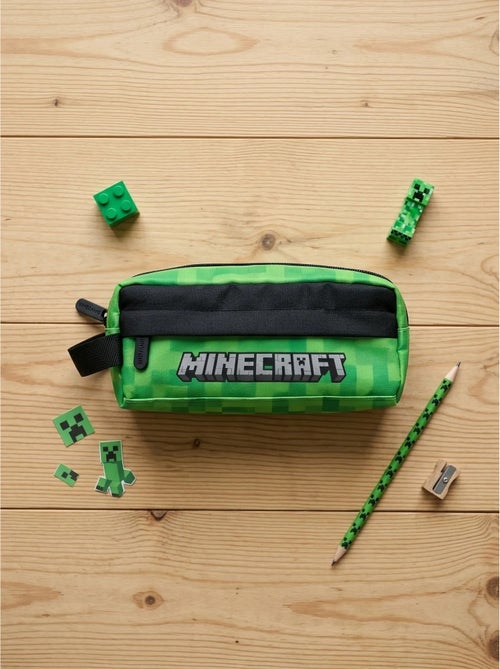 Estuche 2 bolsillos minecraft mojang studios - Kiabi Estuche 2 bolsillos minecraft mojang studios - Kiabi