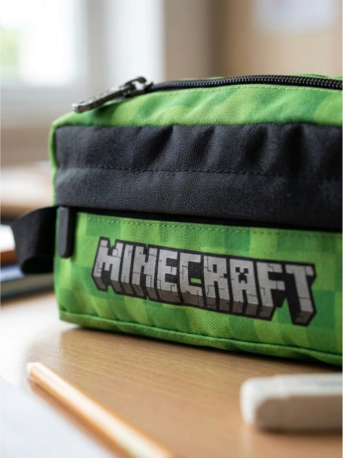 Estuche 2 bolsillos minecraft mojang studios - Kiabi Estuche 2 bolsillos minecraft mojang studios - Kiabi