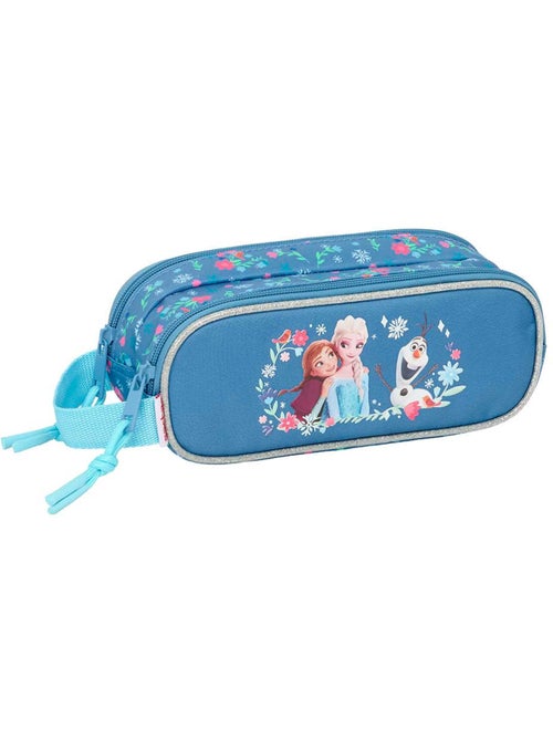 Estuche 2 compartimentos con cremallera frozen olaf 21 x 8 x 6 cm - Kiabi