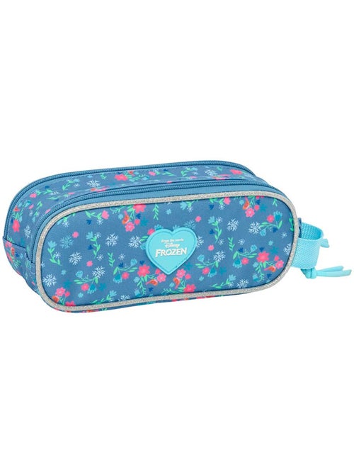 Estuche 2 compartimentos con cremallera frozen olaf 21 x 8 x 6 cm - Kiabi
