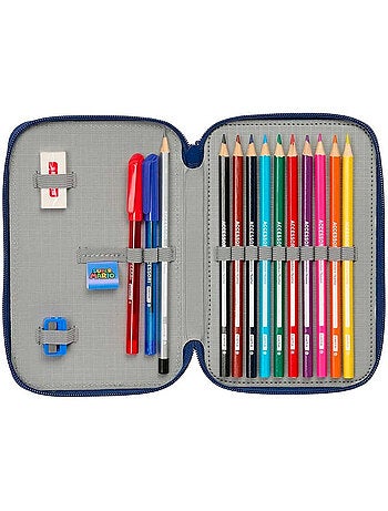 Estuche 3 compartimentos super mario mamma mia equipado 29 piezas