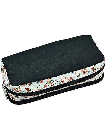 Estuche acolchado unicornio love 2 compartimentos 23 cm