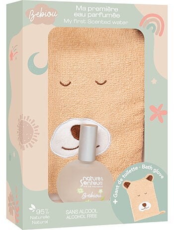 Estuche agua de olor bebé mixto 50 ml sin alcohol con guante