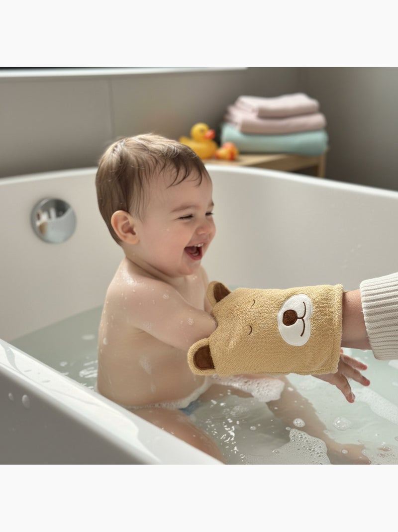 Estuche agua de olor bebé mixto 50 ml sin alcohol con guante Beige - Kiabi