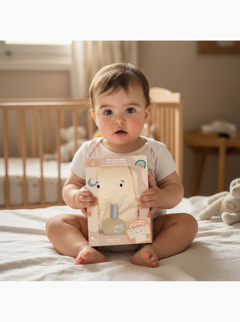 Estuche agua de olor niño 50 ml sin alcohol con guante Blanco - Kiabi