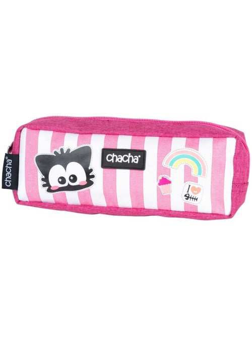 Estuche chacha de tejido con cremallera 22 x 8 x 5 cm - Kiabi Estuche chacha de tejido con cremallera 22 x 8 x 5 cm - Kiabi