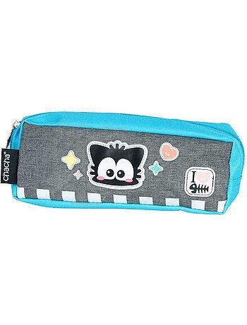 Estuche chacha de tejido con cremallera 22 x 8 x 5 cm