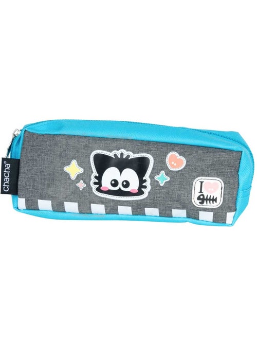 Estuche chacha de tejido con cremallera 22 x 8 x 5 cm - Kiabi Estuche chacha de tejido con cremallera 22 x 8 x 5 cm - Kiabi