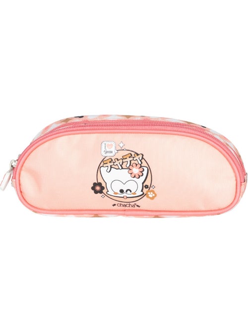 Estuche chacha forma judía doble cremallera tejido estampado - Kiabi Estuche chacha forma judía doble cremallera tejido estampado - Kiabi