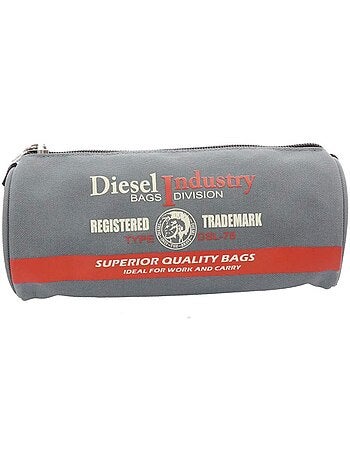 Estuche cilíndrico diesel industry de lona estampada