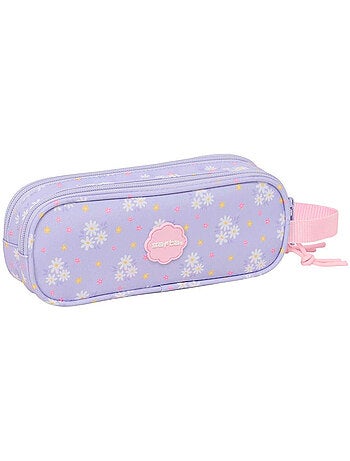 Estuche cmp ramo de flores poliéster 300d 2 compartimentos con cremallera