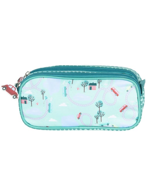 Estuche cmp rectangular 22 cm – 2 compartimentos con cremallera – cmp - Kiabi Estuche cmp rectangular 22 cm – 2 compartimentos con cremallera – cmp - Kiabi