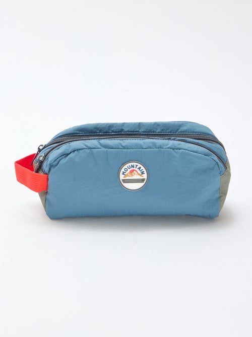 Estuche color block doble compartimento - Kiabi