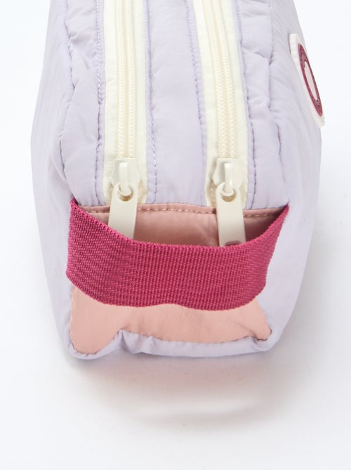 Estuche color block doble compartimento - Kiabi Estuche color block doble compartimento - Kiabi