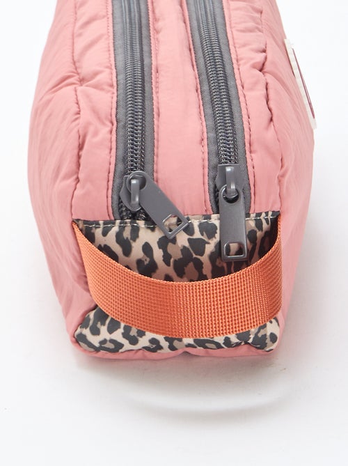 Estuche color block doble compartimento - Kiabi Estuche color block doble compartimento - Kiabi