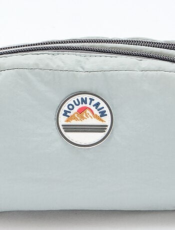 Estuche color block doble compartimento