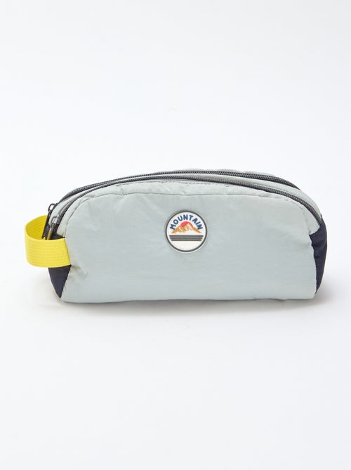 Estuche color block doble compartimento - Kiabi