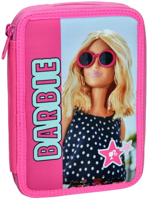 Estuche con cremallera 'barbie' estrellas equipado 2 compartimentos 18 cm - barbie - Kiabi Estuche con cremallera 'barbie' estrellas equipado 2 compartimentos 18 cm - barbie - Kiabi