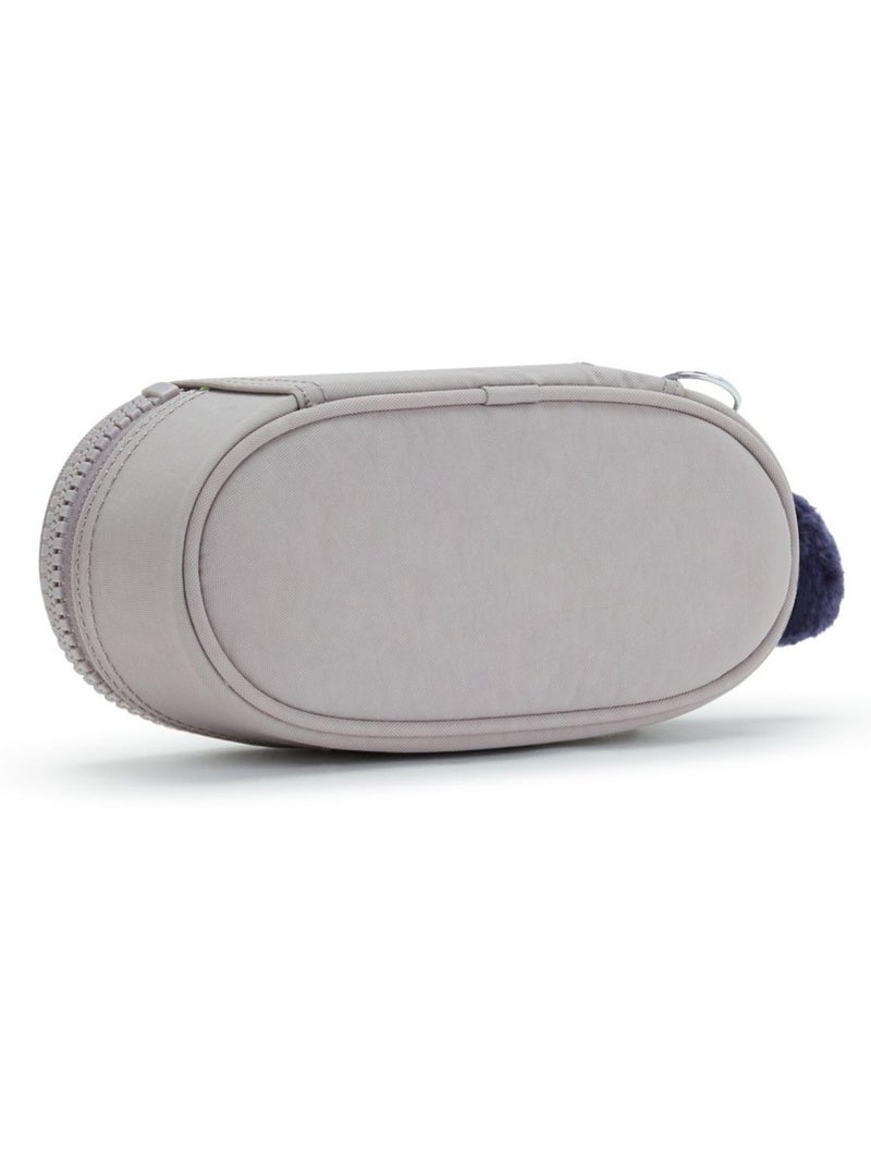 Estuche con cremallera de nailon duobox kipling con 14 portabolígrafos Gris verde - Kiabi