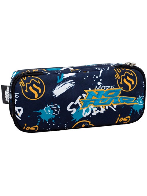 Estuche con cremallera de tela graffiti doble compartimento no fear - Kiabi Estuche con cremallera de tela graffiti doble compartimento no fear - Kiabi