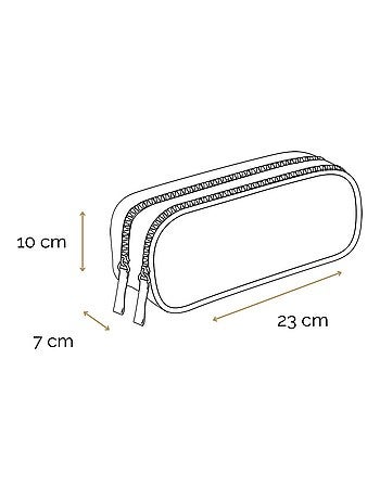 Estuche con cremallera 'ligue 1' – 2 compartimentos rectangular 23 cm - bagtrotter