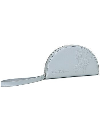 Estuche con cremallera media luna 'minnie' 15 cm con correa minnie