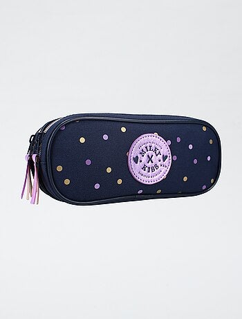 Estuche con doble compartimento