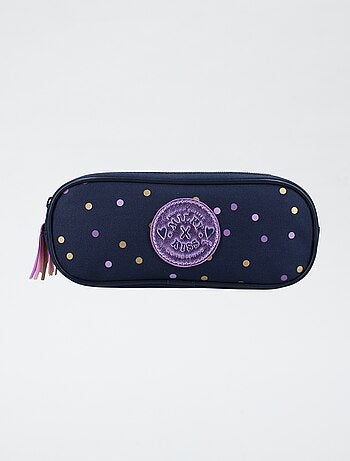 Estuche con doble compartimento