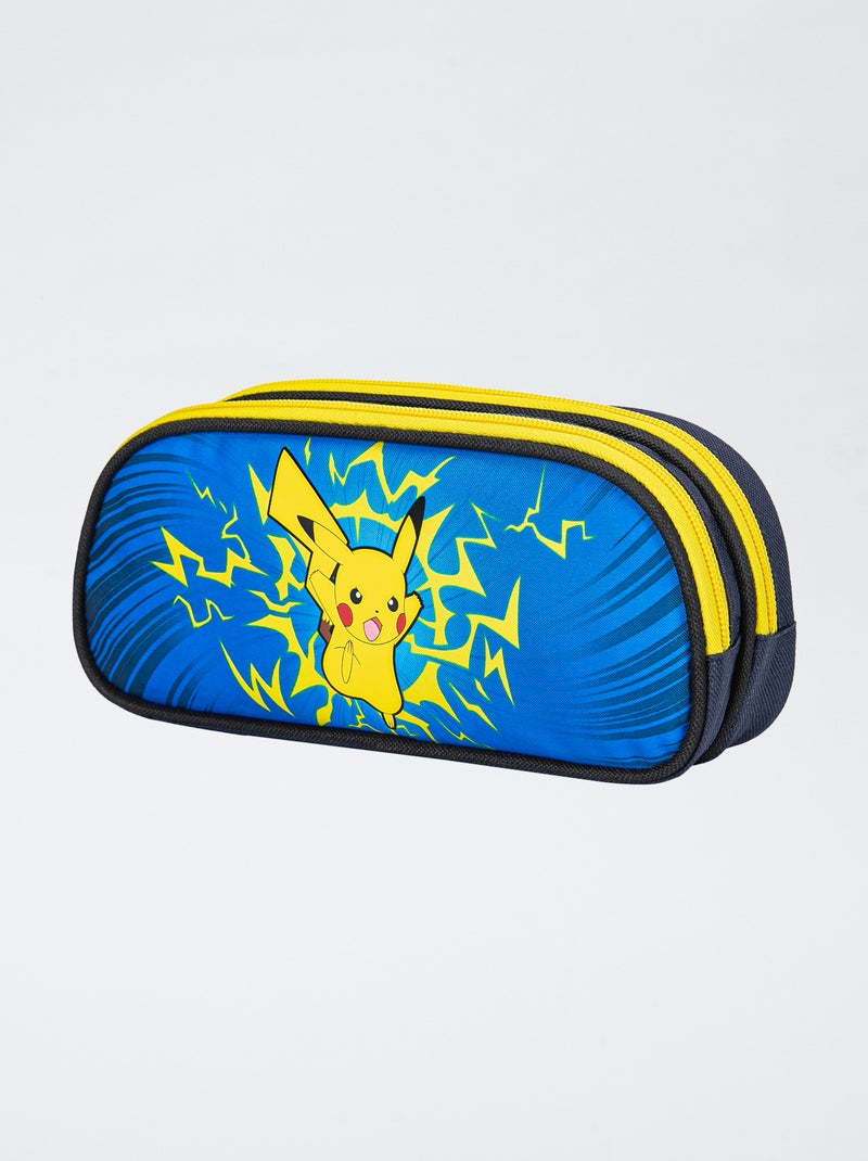 Estuche con doble compartimento 'Pokémon' azul - Kiabi