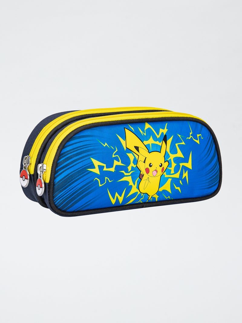 Estuche con doble compartimento 'Pokémon' azul - Kiabi