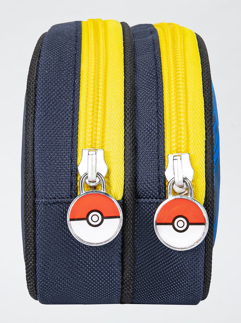 Estuche con doble compartimento 'Pokémon' azul - Kiabi