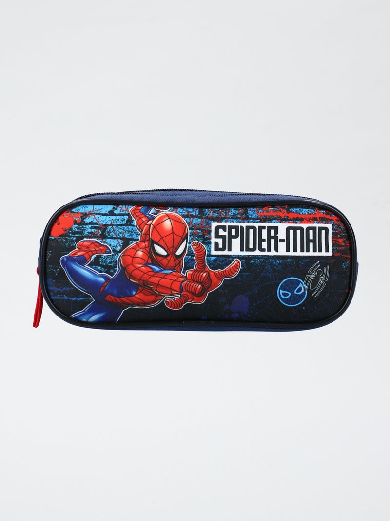 Estuche con doble compartimento 'Spider-Man' azul - Kiabi