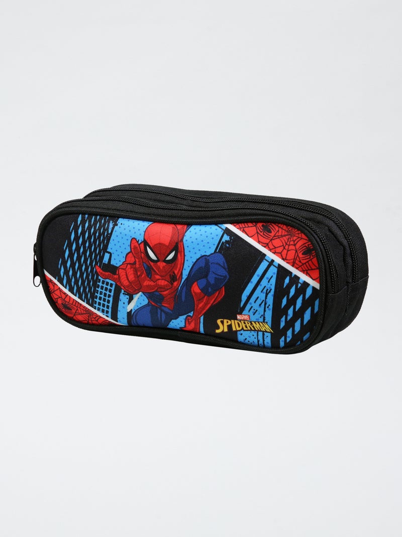 Estuche con doble compartimento 'Spider-Man' NEGRO - Kiabi