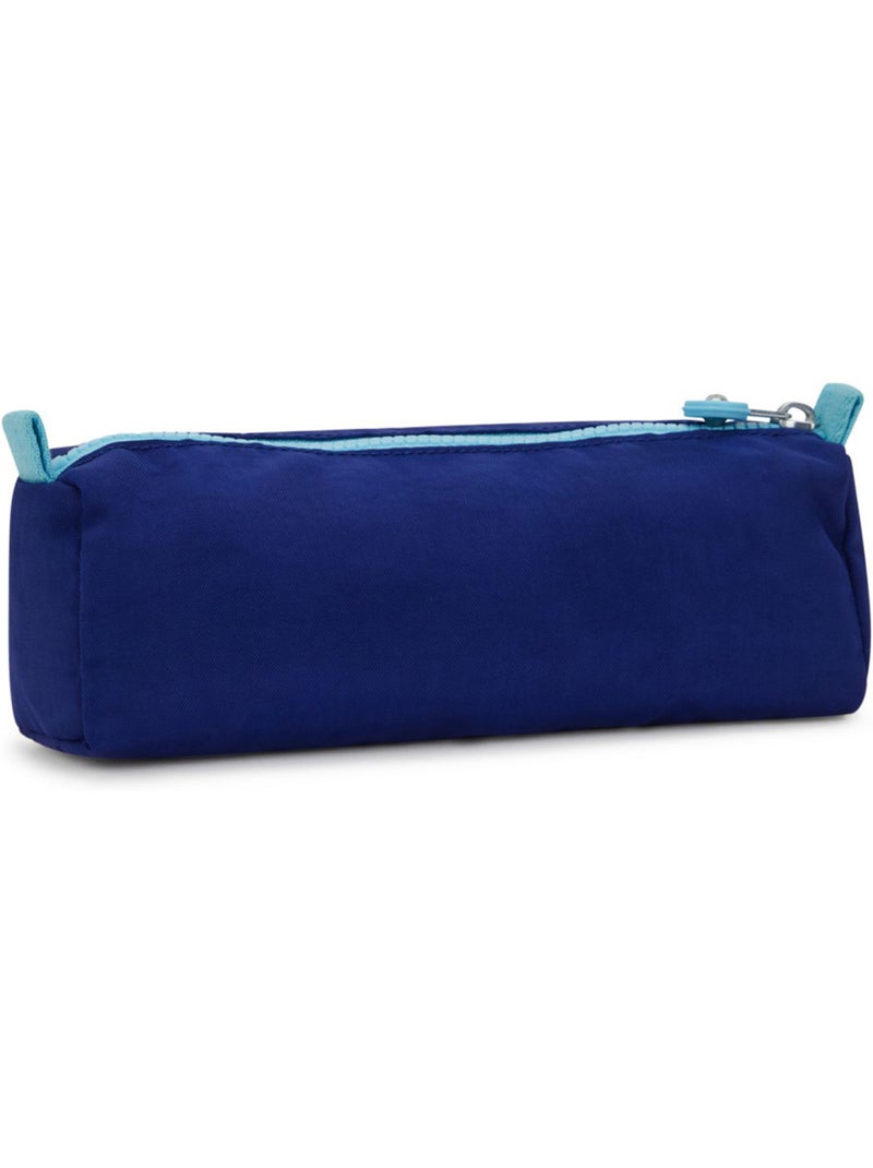 Estuche cute kipling 22 cm tejido texturizado 2 compartimentos con cremallera Azul marino - Kiabi